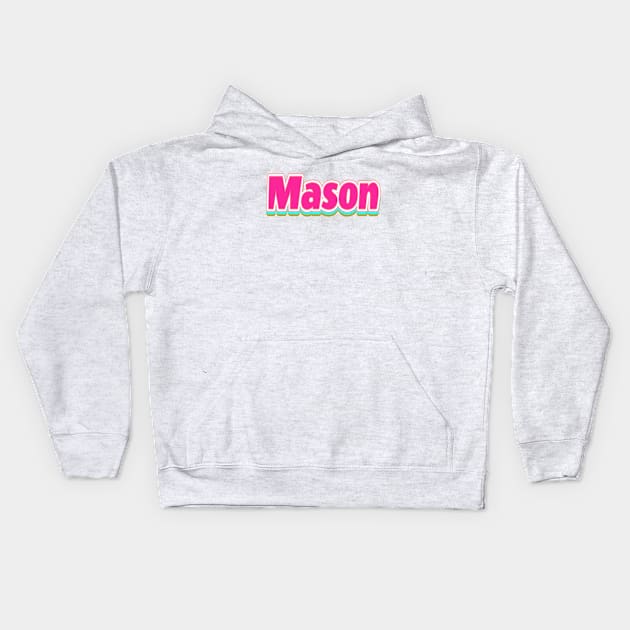 Mason Name Kids Hoodie by Itsheartshop